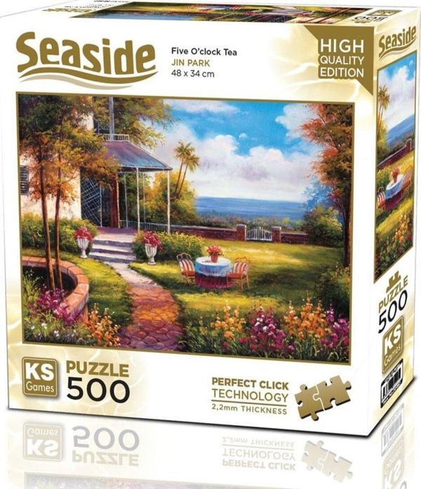 Ks Games Puzzle Fıve O Clock Tea (11344) 500 Parça 20057 - Image 1