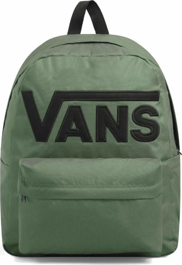 Vans Old Skool Drop V Backpack Loden Green Unisex Çanta VN000H4ZZBF1 - Image 1