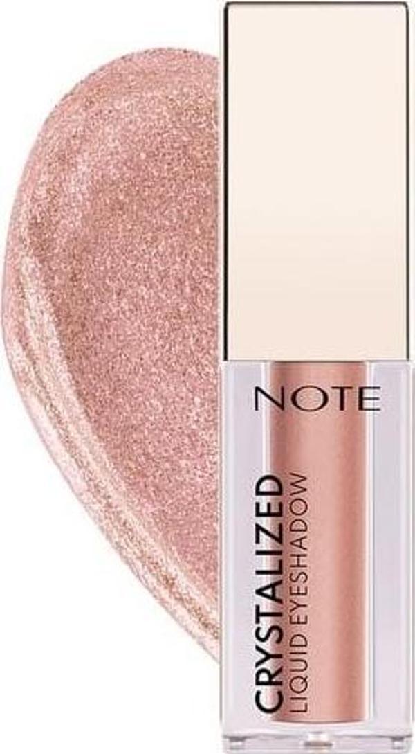 Note Crytalızed Lıquıd Eyeshadow Likit Göz Farı Metallııc 01 Soft Elegance - Image 1