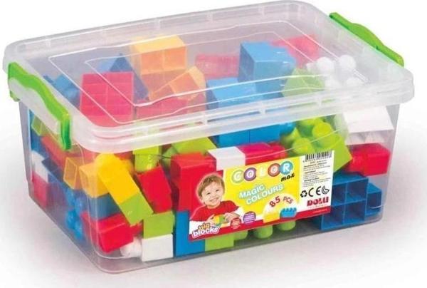 5090 Sandıkta Büyük Renkli Bloklar 85 Parça -Dolu - Image 1