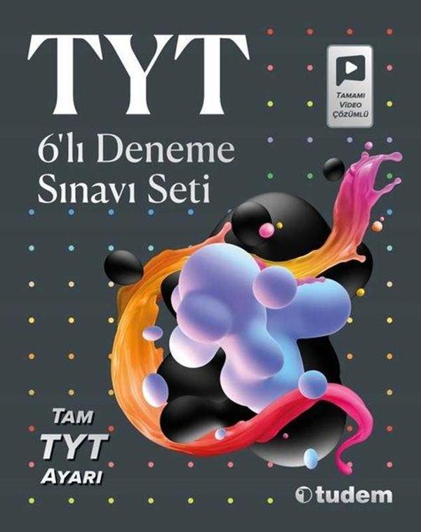 TYT 6'lı Deneme Sınavı Seti - Tudem Yayınları - Ders Kitapları - Image 1