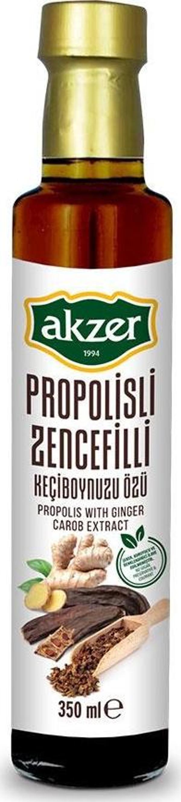 Akzer Propolisli Zencefilli Keçiboynuzu Özü 350 Ml - Image 1