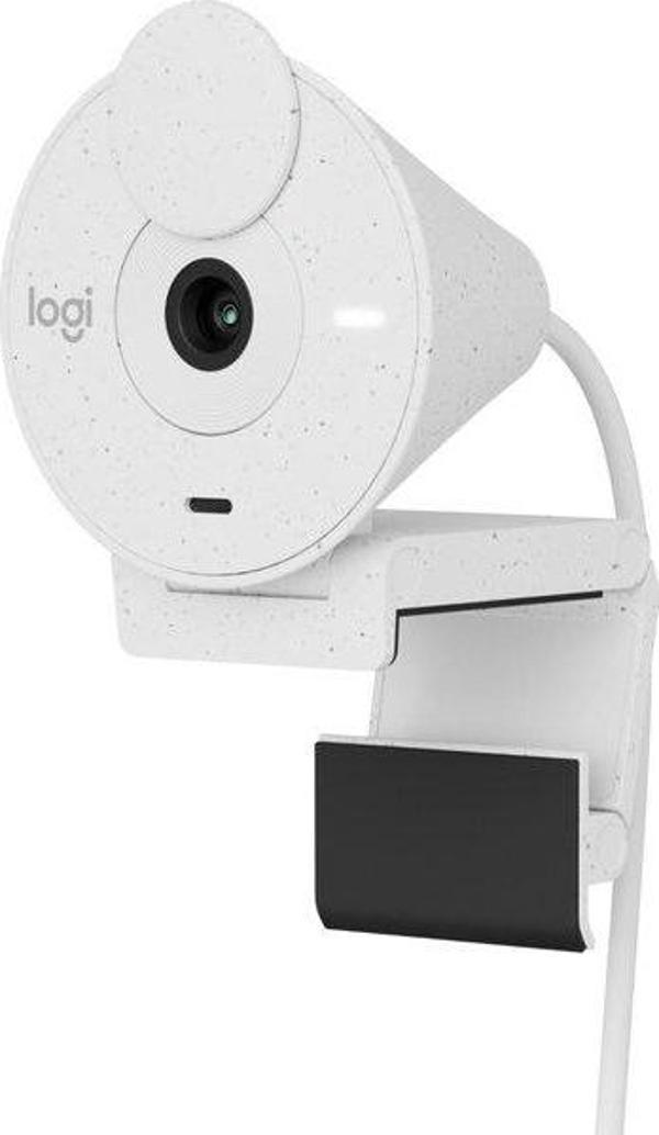 Logitech BRIO 300 Full HD Webcam - Beyaz - Image 1