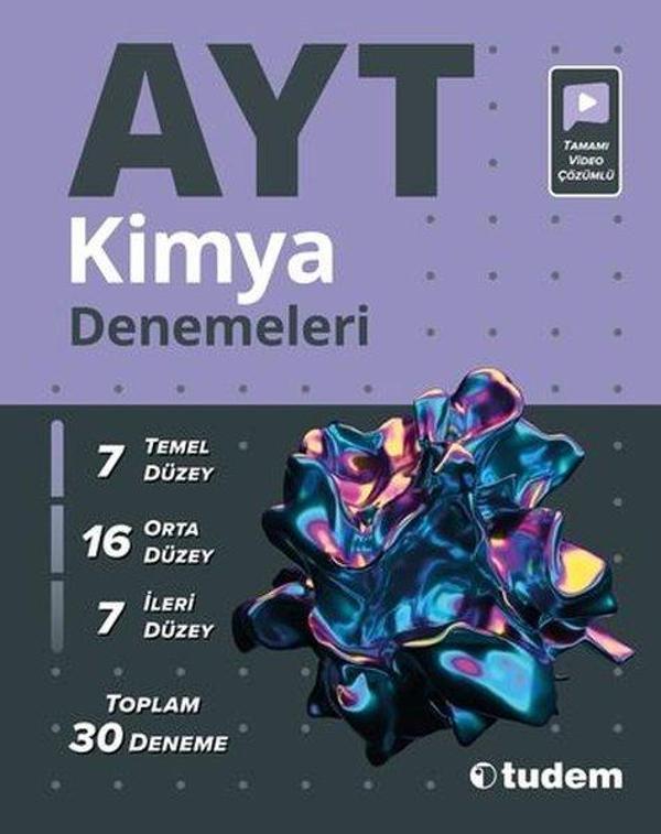 AYT Kimya Denemeleri - Tudem Yayınları - Ders Kitapları - Image 1