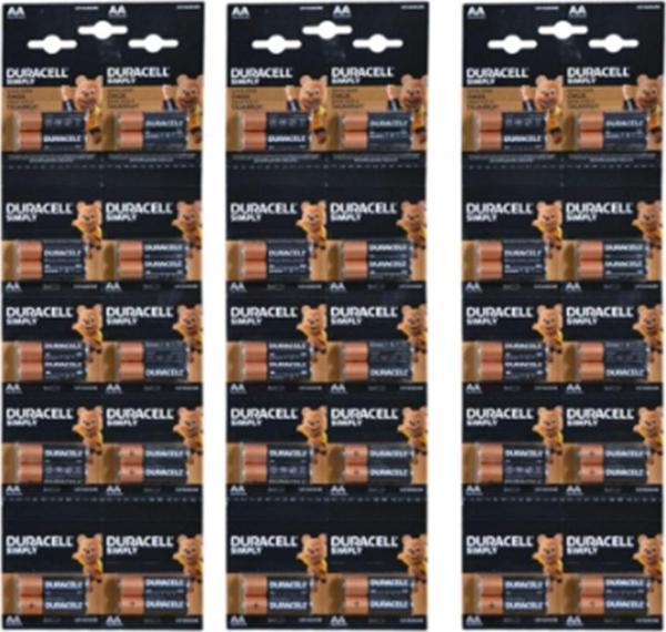 Duracell AA  Alkalin Kalem Pil 20'li Kartela 3 Paket - Image 1