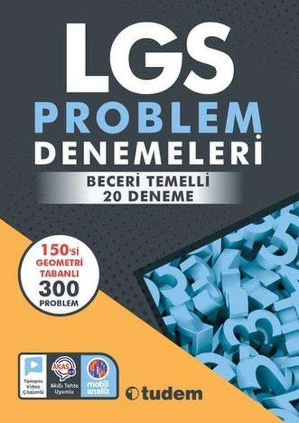 LGS Problem Denemeleri - Tudem Yayınları - Ders Kitapları - Image 1