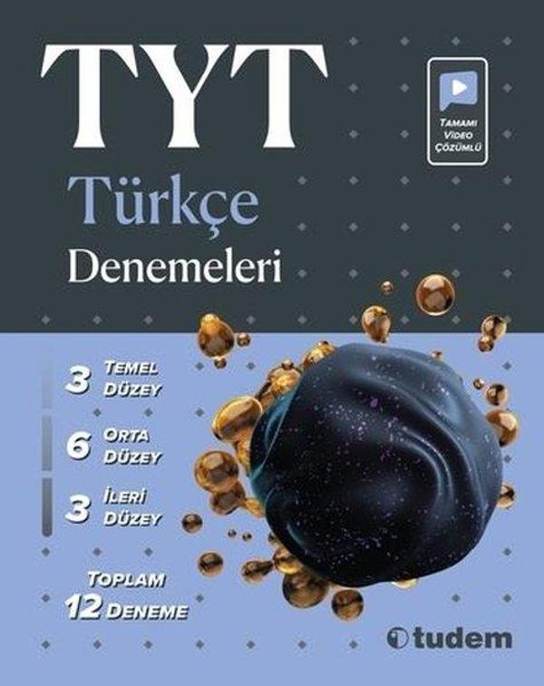 TYT Türkçe Denemeleri - Tudem Yayınları - Ders Kitapları - Image 1