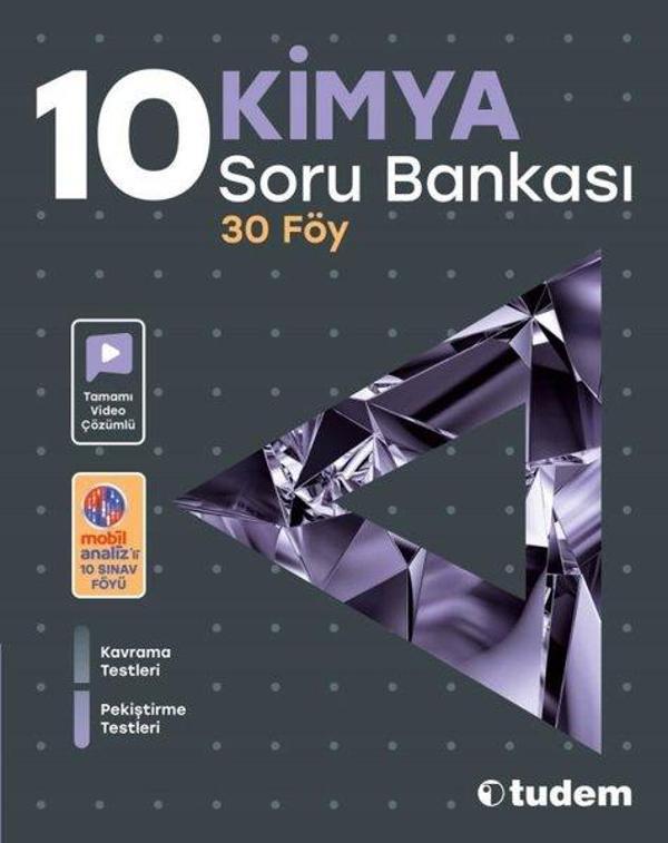 10. Sınıf Kimya Soru Bankası - Tudem Yayınları - Ders Kitapları - Image 1