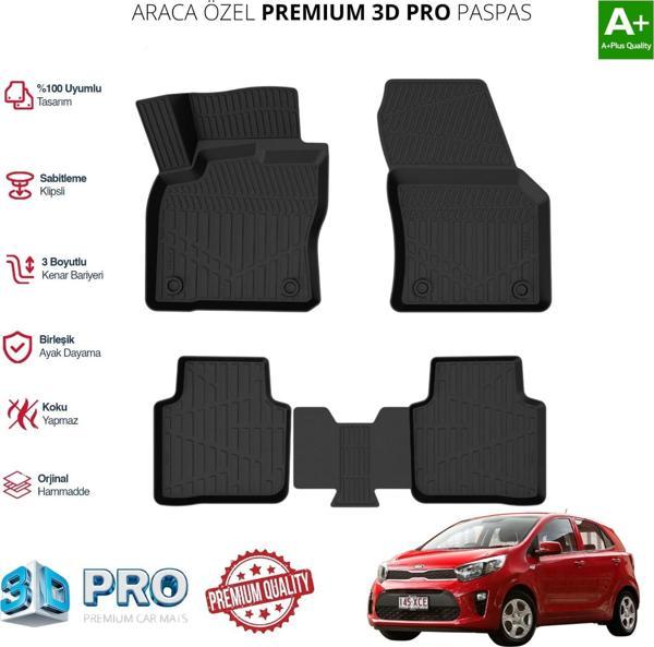 PICANTO ARACA ÖZEL 3D PASPAS 2017 2018 2019 2020 2021 2022 2023 2024  - Image 1