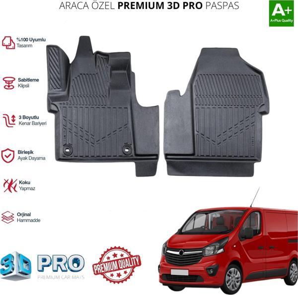 VİVARO PANELVAN ARACA ÖZEL 3D PASPAS 2019 2020 2021 2022 2023 2024 - Image 1