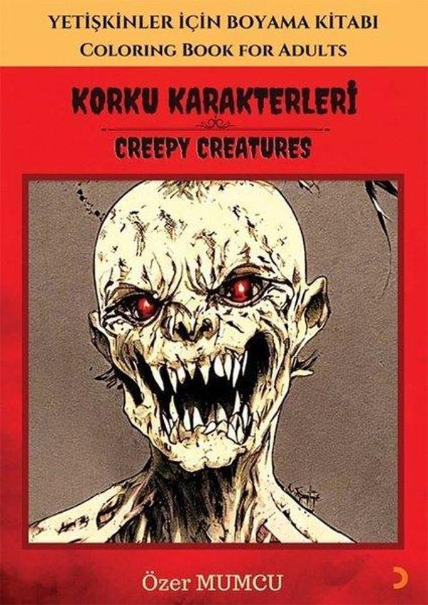 Korku Karakterleri - Yetişkinler İçin Boyama Kitabı - Cinius Yayınevi - Image 1