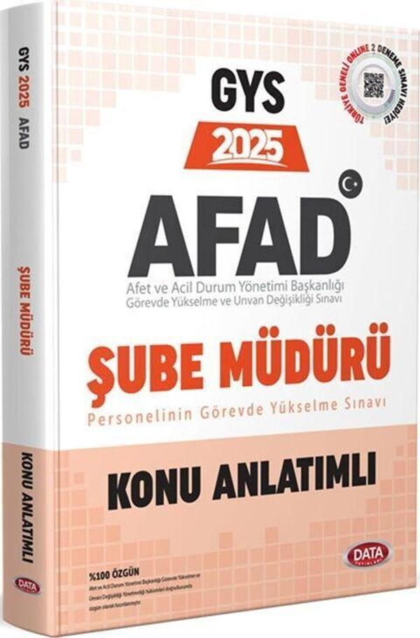 Data Yayınları 2025 GYS AFAD Şube Müdürü Konu Anlatımlı - Data Yayınları - Image 1