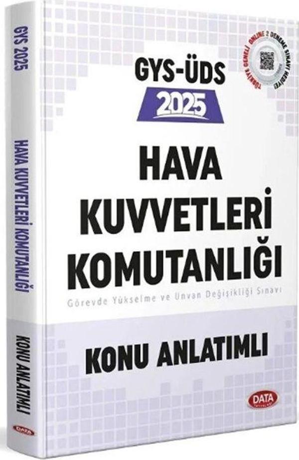 Data Yayınları 2025 GYS ÜDS Hava Kuvvetleri Komutanlığı Konu Anlatımlı - Data Yayınları - Image 1