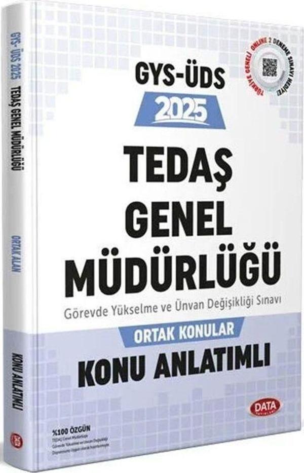 Data Yayınları 2025 GYS ÜDS Tedaş Genel Müdürlüğü Ortak Konular Konu Anlatımlı - Data Yayınları - Image 1