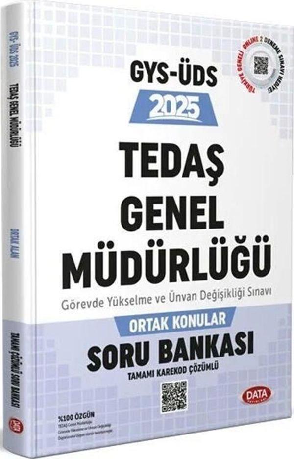 Data Yayınları 2025 GYS ÜDS Tedaş Genel Müdürlüğü Ortak Konular Soru Bankası - Data Yayınları - Image 1