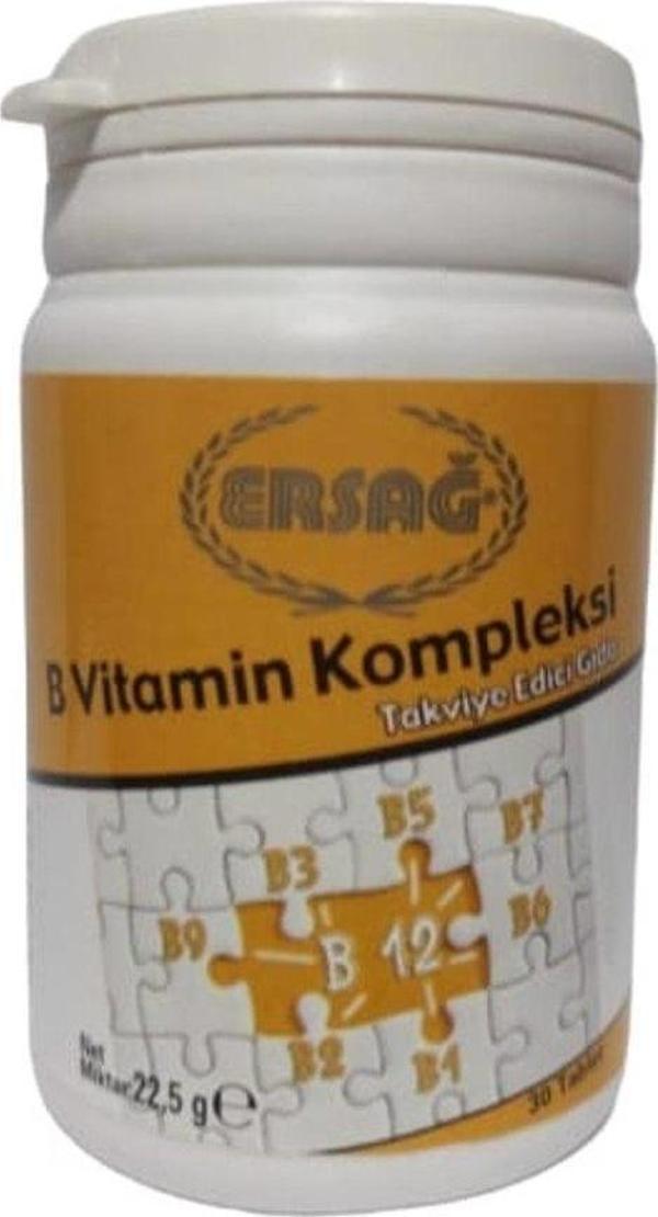 Ersağ B Vitamin Kompleksi Gıda Takviyesi, B 12 Vitamini - Image 1
