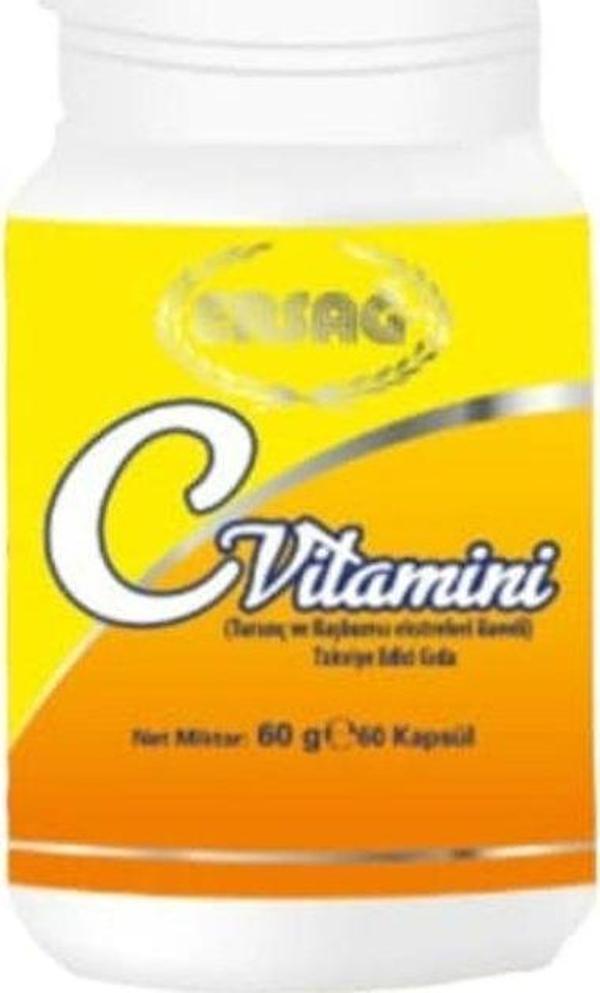 Ersağ C Vitamini Kapsül (turunç Ve Kuşburnu Ekstreleri Ilaveli ) - Image 1