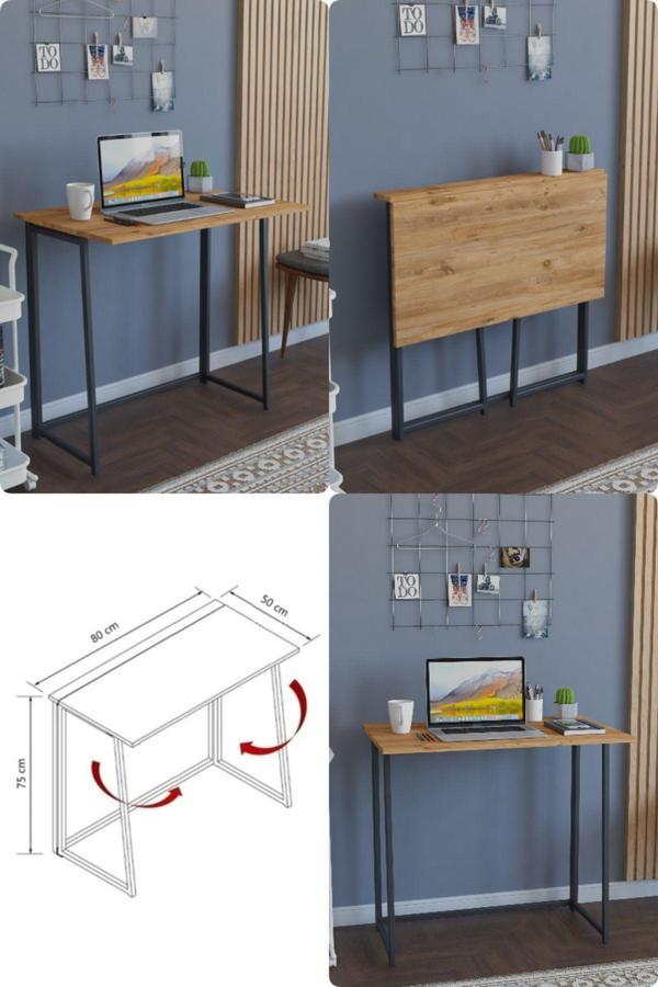 Yüceer Home Premium Katlanır Çalışma Masası Katlanabilir Pratik Çalışma Masası Bilgisayar Masası Çizim Masası - Image 1