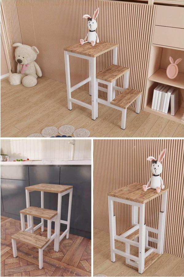 Yüceer Home Öğrenme Kulesi Öğrenme Merdiveni Ulaşma Merdiveni Yükselme Basamağı - Image 1