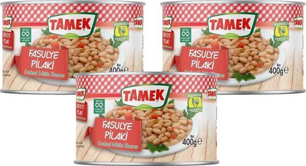Tamek Fasulye Pilaki 400 gr x 3 Adet - Image 1