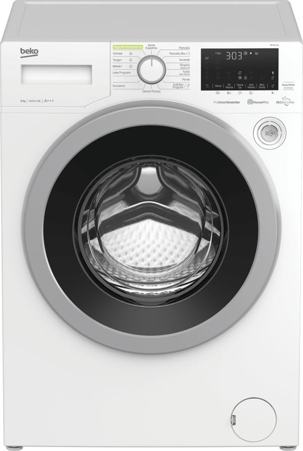 Beko BK 9141 HJ 1400 Devir 9 kg Çamaşır Makinesi - Image 1
