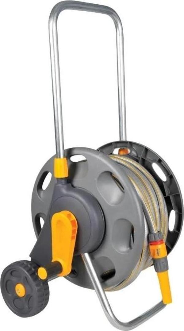 Hozelock 2489H 20 m + 5 m (Hediyeli) Hortumlu 45 m Kapasiteli Tekerlekli, Hortum Toplama Sarma Araba - Image 1