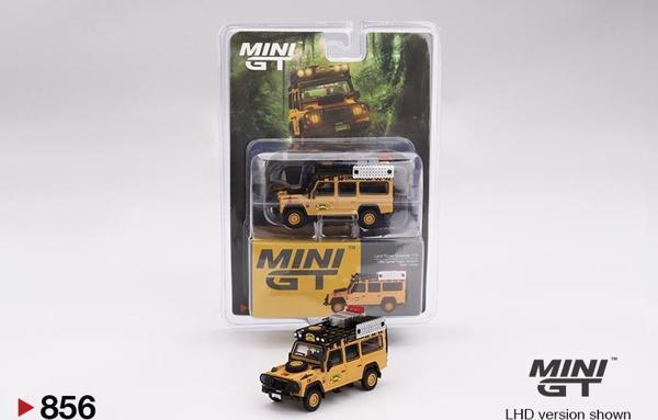 Mini GT Land Rover Defender 110 1989 Camel Trophy Amazon Team Turkey Turkey Exclusive 856 - Image 1
