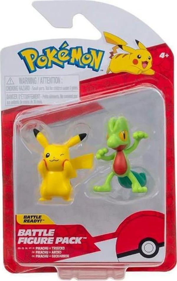 Pokemon Battle Figür Pikachu ve Treecko PKW3593 - Image 1