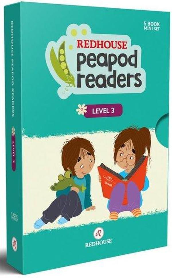 Redhouse Peapod Readers İngilizce Hikaye Seti 3 - Kutulu Başlangıç: Beginner - Pre A1 - Redhouse Yayınları - Image 1