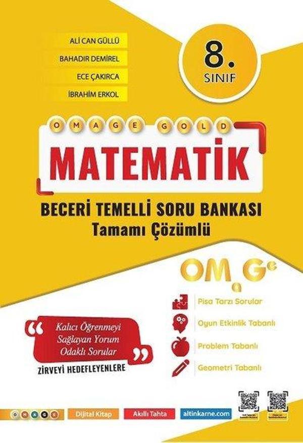 8. Sınıf Omage Gold Matematik Soru Bankası - Omage - Image 1