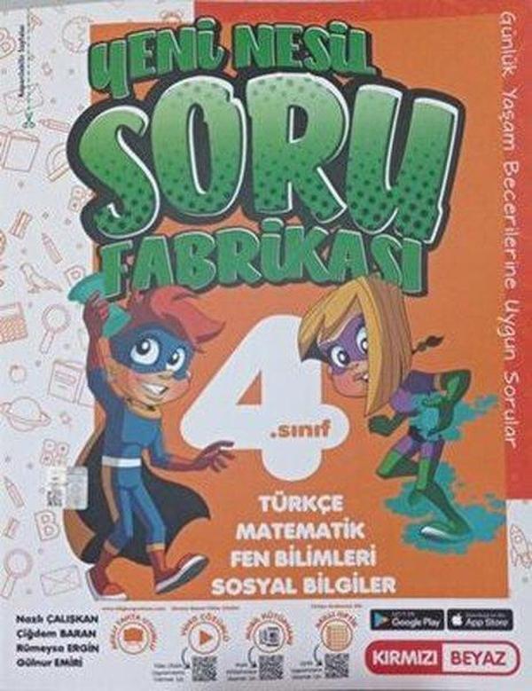 4. Sınıf Yeni Nesil Soru Fabrikası - Kırmızı Beyaz Yayınları-Eğitim - Image 1