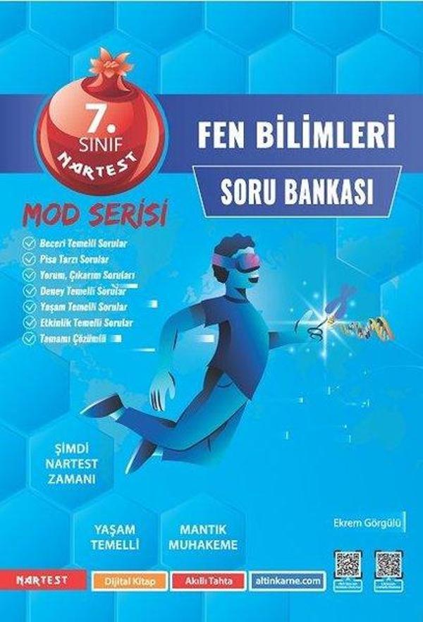 7. Sınıf Mod Fen Bilimleri Soru Bankası - Nartest Yayınevi - Image 1