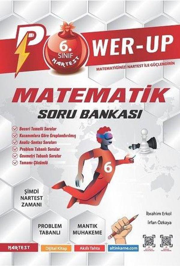 6. Sınıf Power-Up Matematik Soru Bankası - Nartest Yayınevi - Image 1