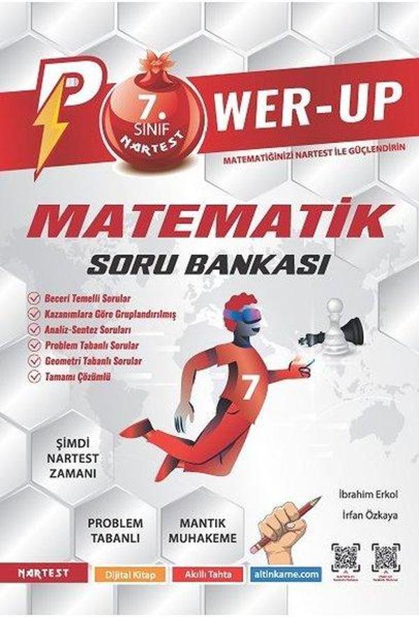 7. Sınıf Power-Up Matematik Soru Bankası - Nartest Yayınevi - Image 1