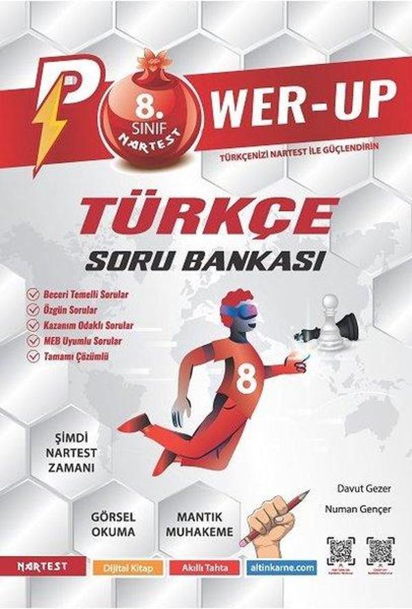 8. Sınıf Power-Up Türkçe Soru Bankası - Nartest Yayınevi - Image 1