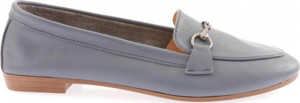 Kadın Demir Tokalı Loafer Kot Mavi 12232110 - Image 1