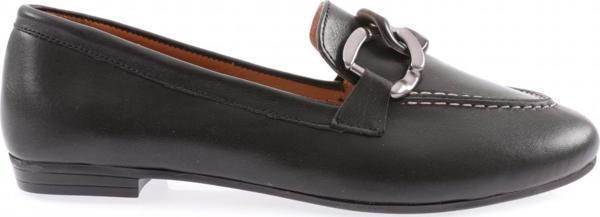 Kadın Zincir Aksesuarlı Zenne Loafer Siyah 21132110 - Image 1