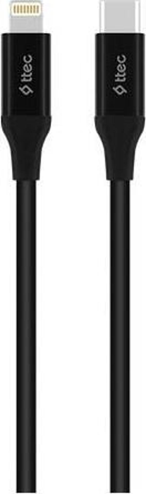 Ttec 2DK40S Usb-c - Lightning Hızlı Şarj Kablosu 150 cm Siyah - Image 1