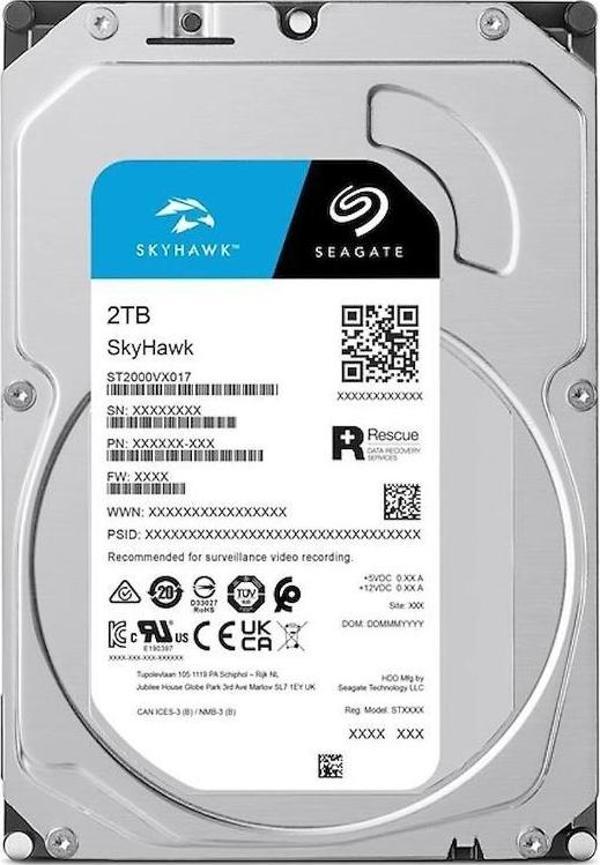 Seagate 2TB ST2000VX017 5900Rpm 256MB Harddisk (Resmi Distribitör Ürünü) - Image 1