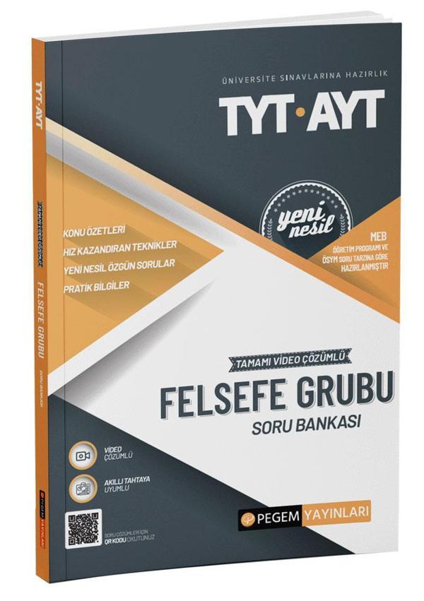 TYT-AYT Felsefe Grubu Soru Bankası - Pegem Akademi Yayıncılık - Image 1