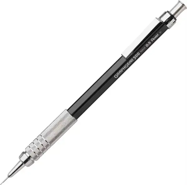 Pentel Graphgear 500 Siyah 0,5 mm Versatil Kalem PG525-A - Image 1