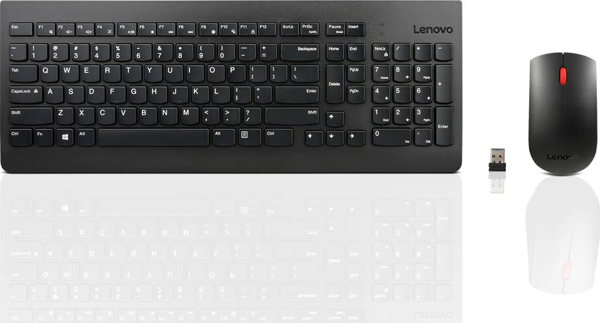 Lenovo GX30Z91076 510 Wireless Combo Türkçe-Q Klavye Mouse Set Siyah - Image 1