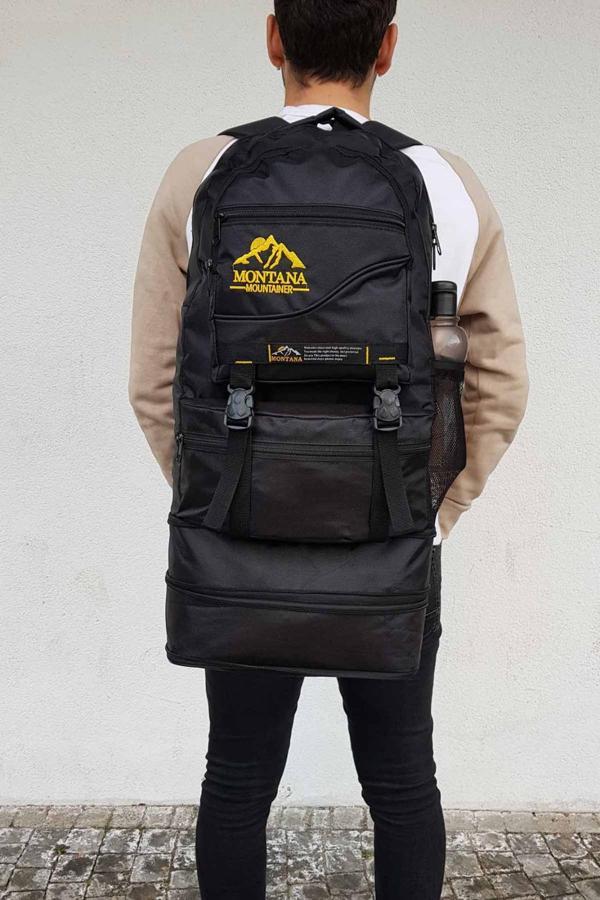MONTANA MOUNTAINER Büyük Boy Körüklü Ve Ayakkabılıklı Dağcı Sırt Çantası 80 Litre - Image 1