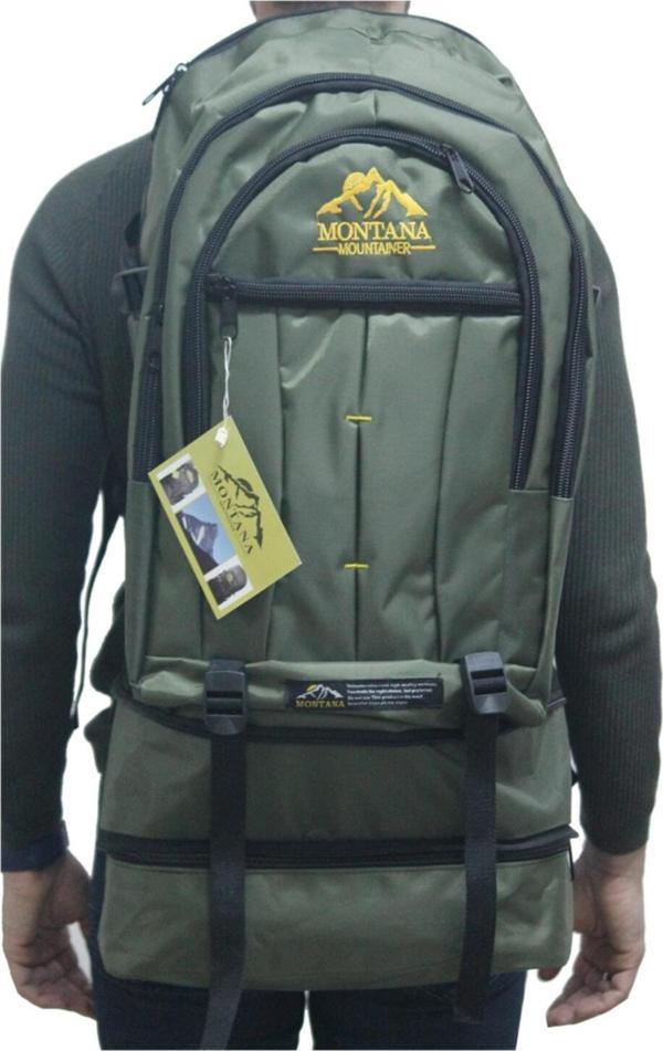 MONTANA MOUNTAINER Büyük Boy Körüklü Ve Ayakkabılıklı Dağcı Sırt Çantası 80 Litre - Image 1