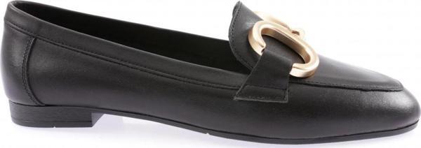 Kadın Metal Tokalı Loafer Siyah 693381 - Image 1