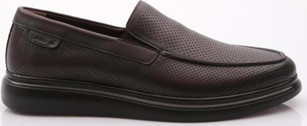 Erkek Lazerli Comfort Ayakkabı Kahve 152617 - Image 1