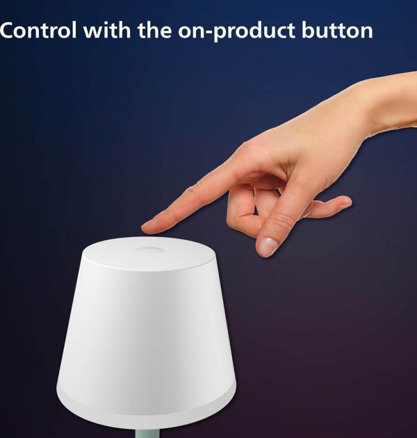Philips Hue GO Belle Taşınabilir Masa Lambası Beyaz - 929003128401 - Image 1