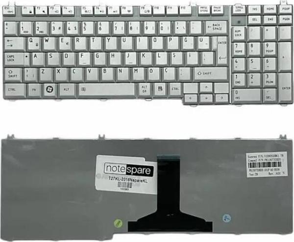 İnfostar Toshiba Satellite P305D Uyumlu Notebook Klavye  - Silver - TR - Image 1