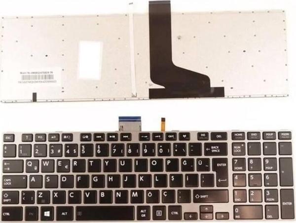 İnfostar Toshiba Satellite P850 Uyumlu Notebook Klavyesi - Silver - Backlit - TR - Image 1