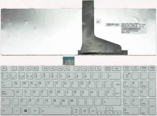 İnfostar Toshiba C855-1n3, C855-1n4 Notebook Klavye Tuş Takımı-Beyaz - Image 1